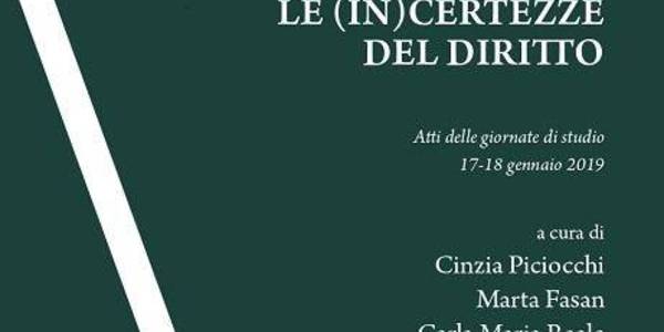 Immagine decorativa per il contenuto Le (in)certezze del diritto